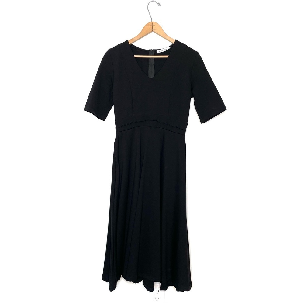 Brigitte Brianna | Black V-neck Gala Dress